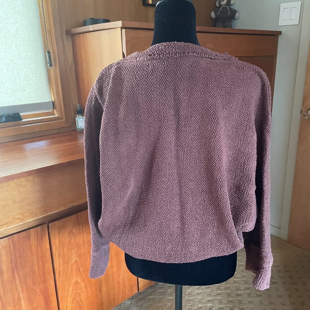 Free People Cinch Waist Dolman Sleeve Pullover S - Picture 4 of 6